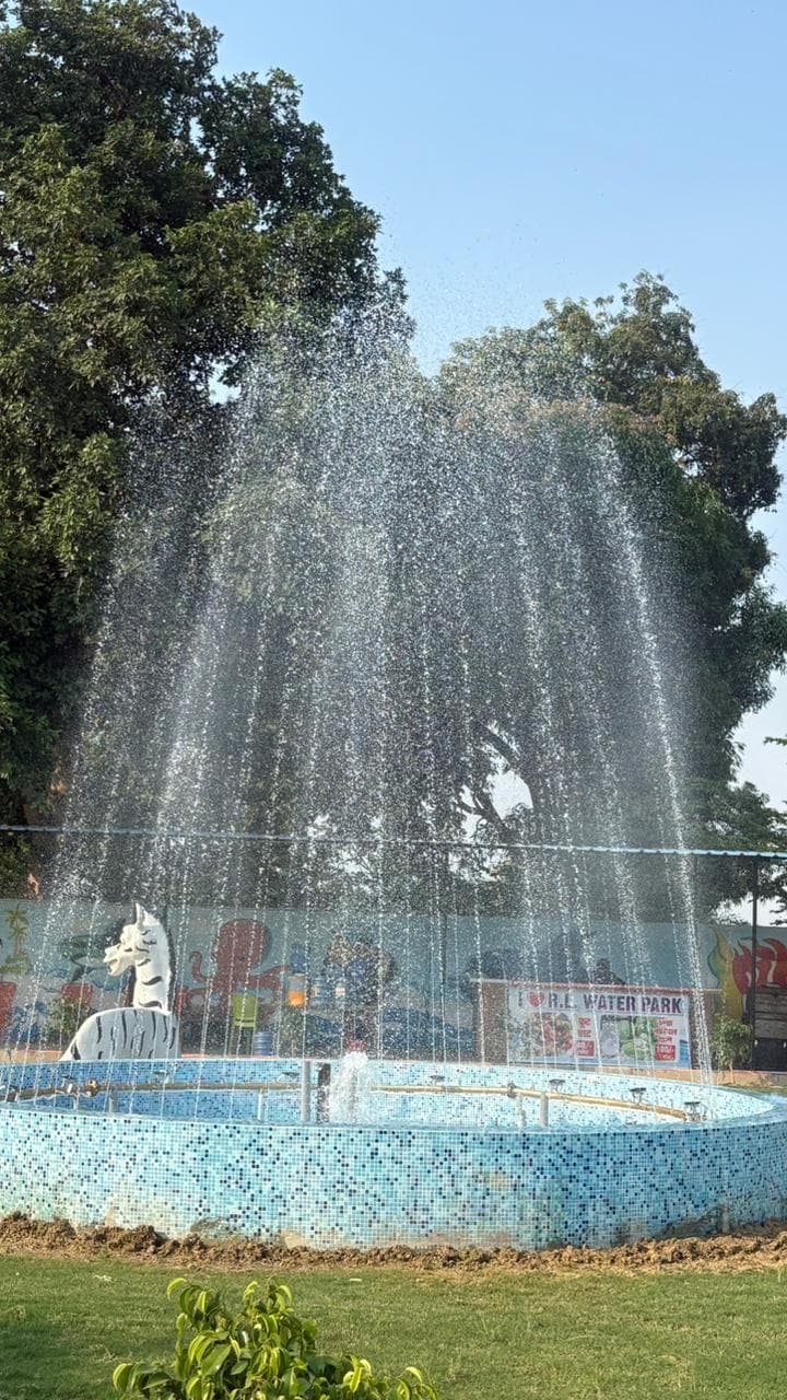 The Fountain (Selfie Point) — water ride at RL Waterpark Uttar Pradesh
