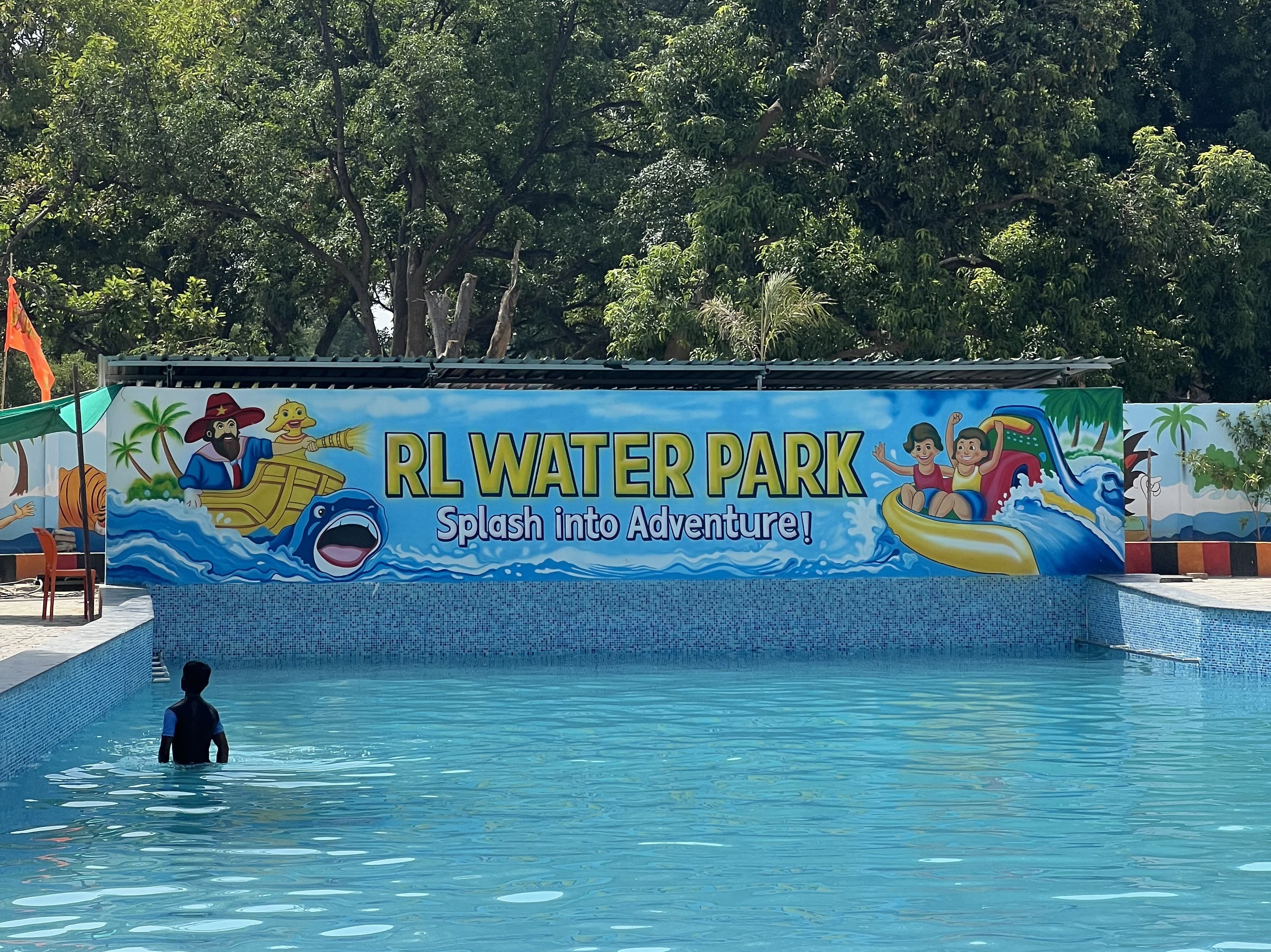Wave pool with ocean-grade waves at RL Waterpark Uttar Pradesh